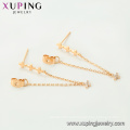 64697 xuping copper alloy fashion cross necklace jewelry set gift for women